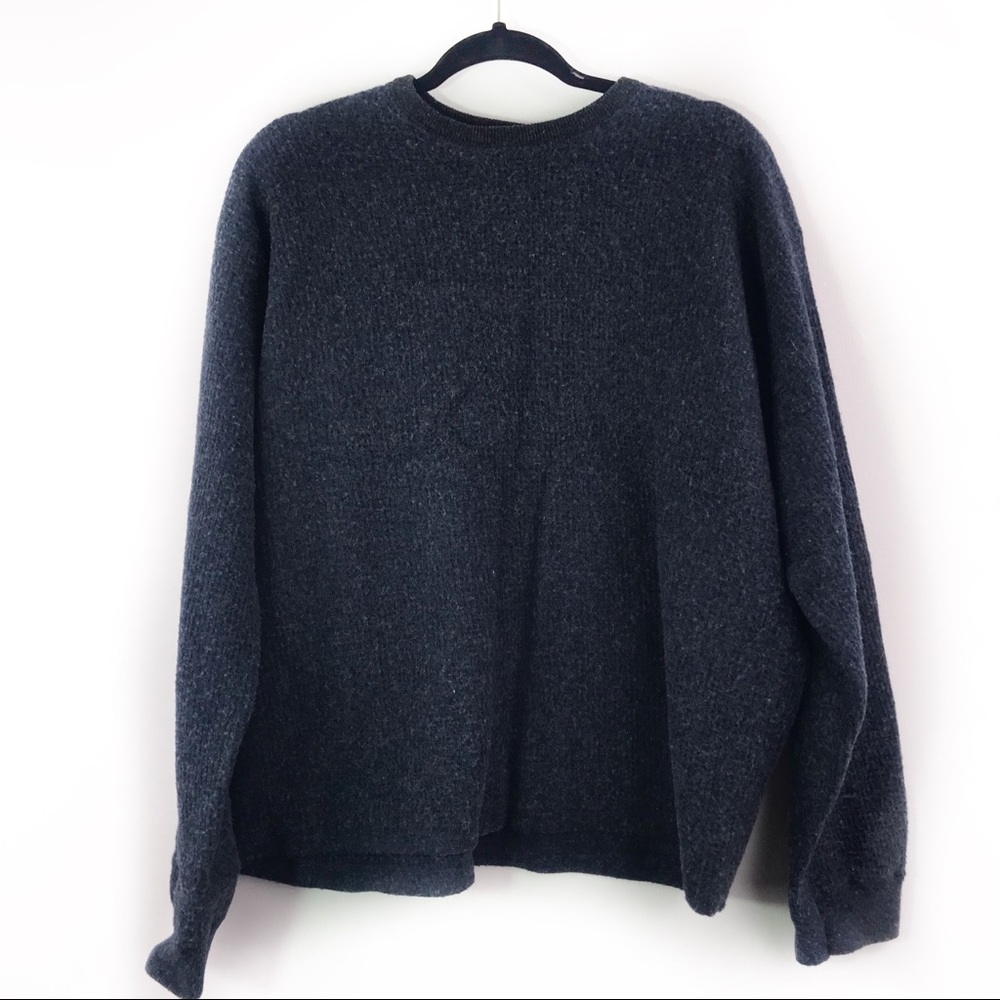American Eagle Blue Speckle Lambswool Sweater 476